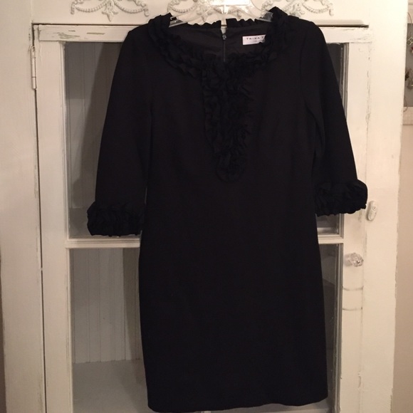 Trina Turk Black Sheath Dress