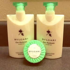 🇮🇹 Bvlgari soap and lotion bundle 🍃