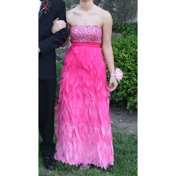 Pink prom dress