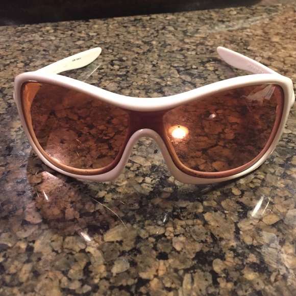 White Oakley Sunglasses