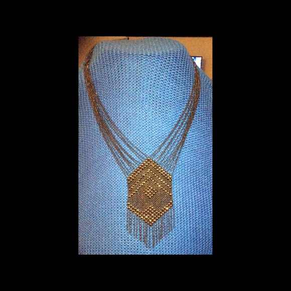 SUNAHARA WOMEN'S LIQUID CHANDELIER NECKLACE - Picture 2 of 4