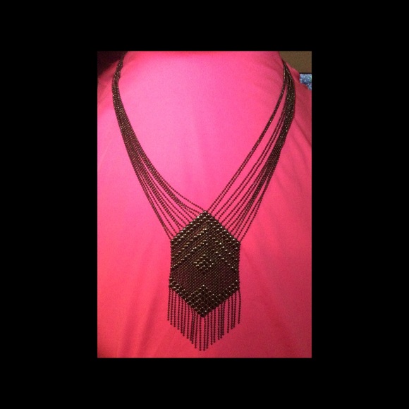 SUNAHARA WOMEN'S LIQUID CHANDELIER NECKLACE - Picture 4 of 4