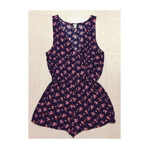 Forever 21 Floral Romper (Medium)