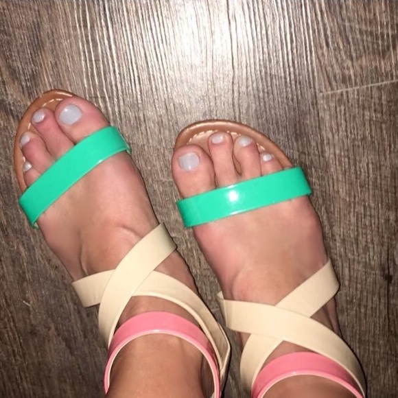 Bamboo Gladiator Sandals - Picture 2 of 4