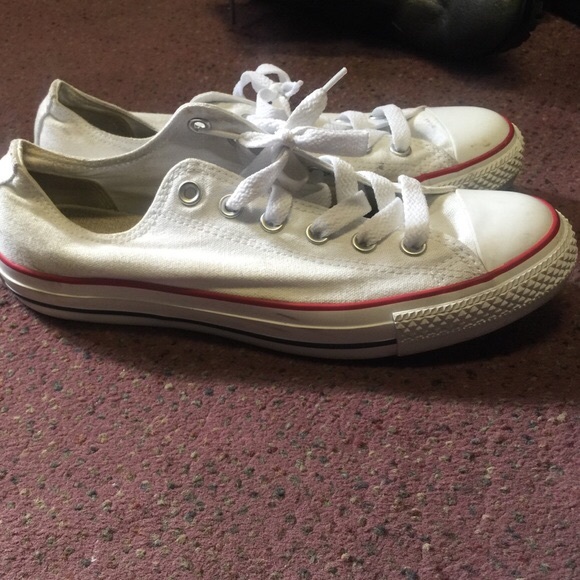 used low top white converse