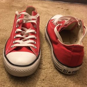 Red Low Top Converse