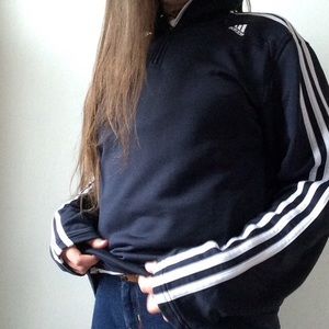 navy adidas pullover
