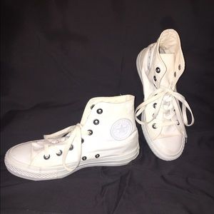 White High Top Converse