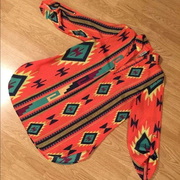 Tribal Print Long Tunic