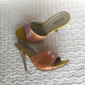 aldo mule heels
