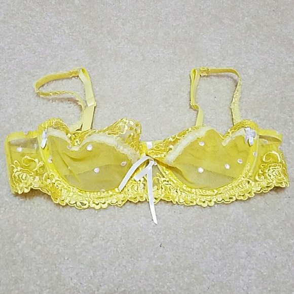 Jezebel unlined lack demi cup bra