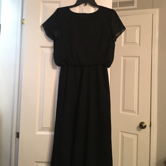 Vintage Perfect Black Maxi Dress