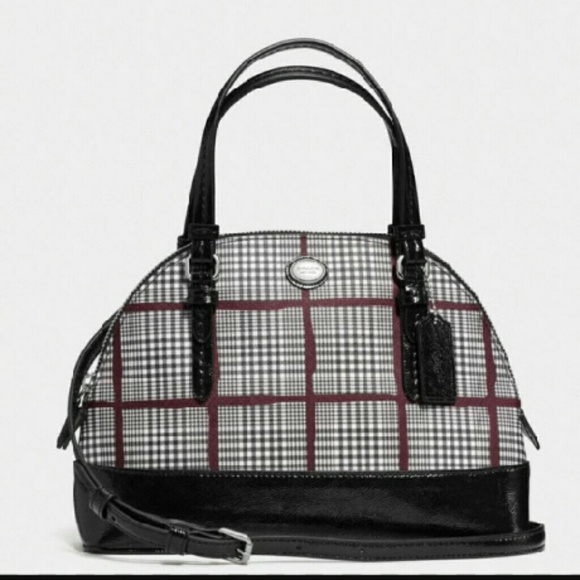 NWT Coach plaid mini bag - Picture 1 of 1