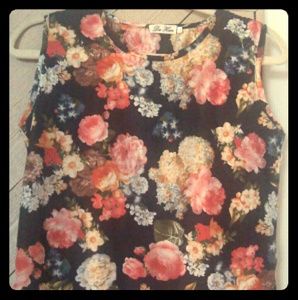 Floral tank top