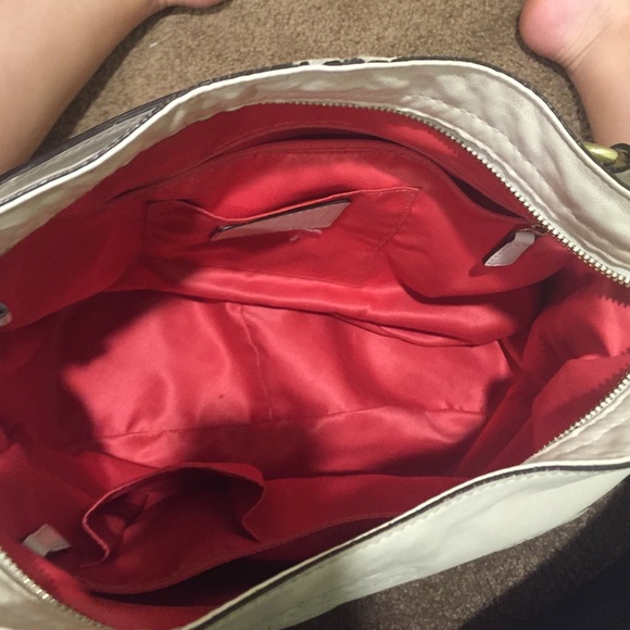 PRICE REDUCED! Coach Purse Cream/Tan - Picture 4 of 4