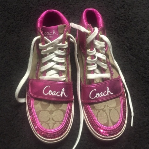Coach Sequined Sneakers sz 8.5
