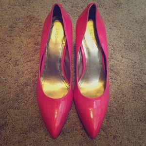 BCBG hot pink stiletto heels