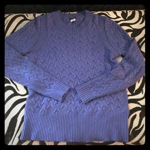 J. Crew cornflower blue sweater