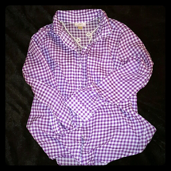 LOFT/ 100% cotton shirt