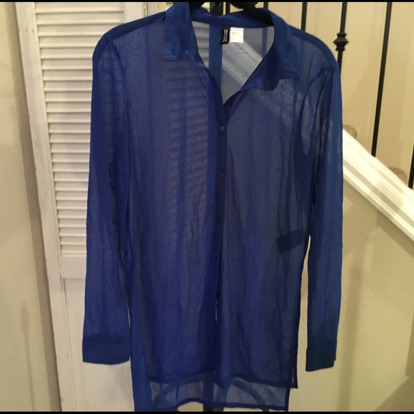 Divided by H&M | collared sheer button up