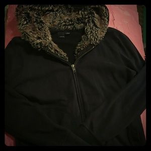 Hurley fur lined hoody