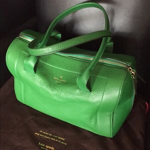 Kate Spade satchel in fern green