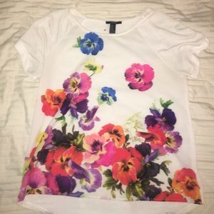 Floral tee