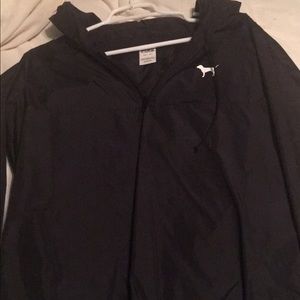 VS PINK Black Windbreaker