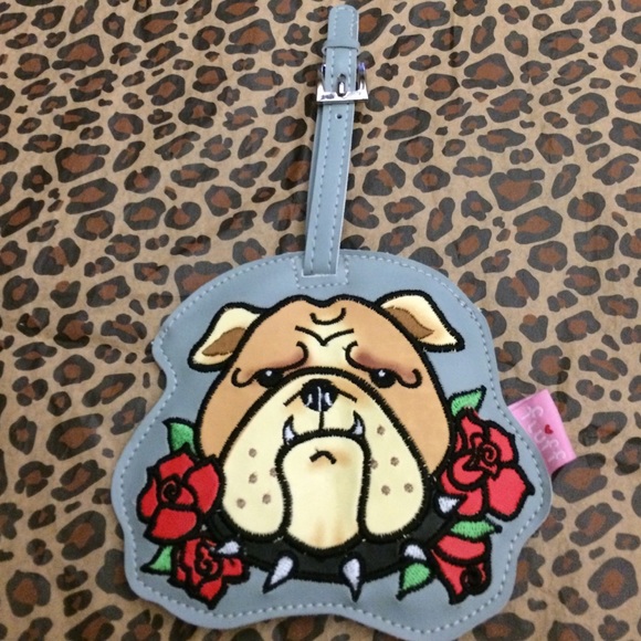 Fluff Bulldog Bag Tag