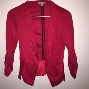 Red blazer