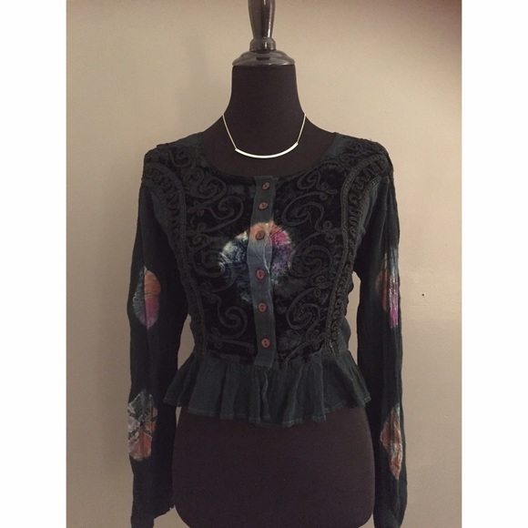 Vintage Boho Long Sleeve Blouse