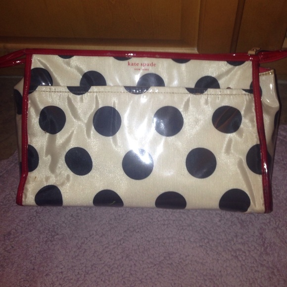 Large Kate spade makeup bag