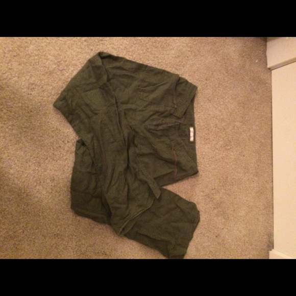 Super Cute Forest Green Pants