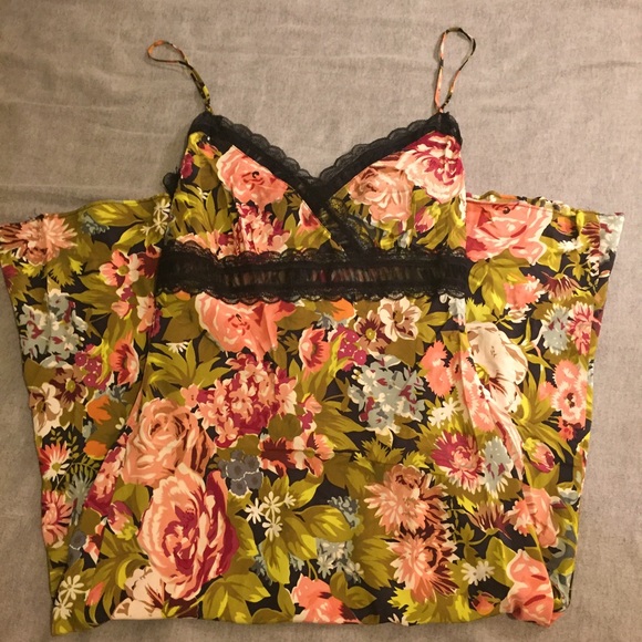 🌷1990s Betsey Johnson silk dress🌻  size 4