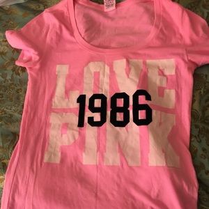 Victoria's Secret pink love medium shirt