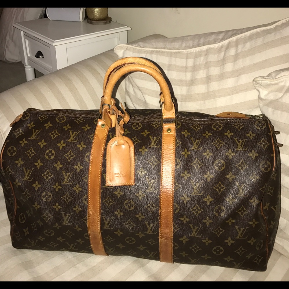 Authentic LV Monogram Keepall 50