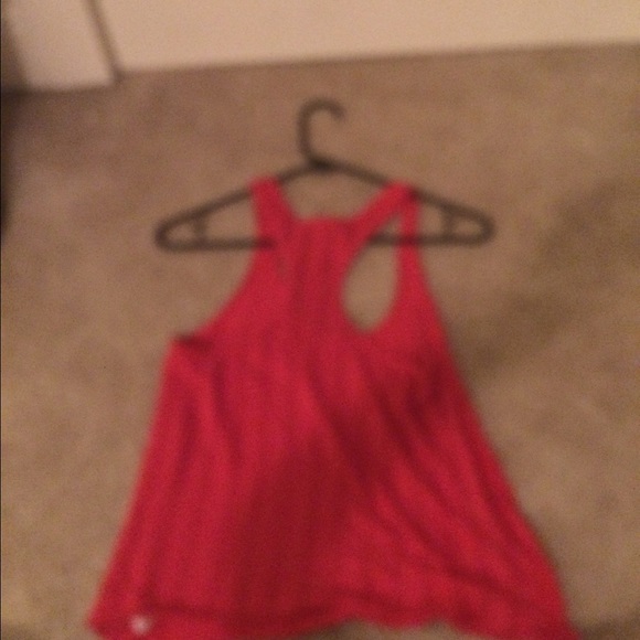 Red Tank Lace Razorback - Picture 2 of 2