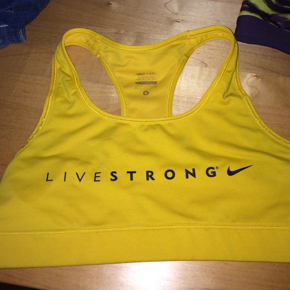 Nike Yellow Sports Bra