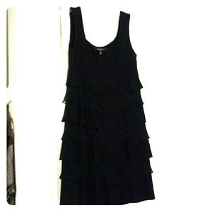 Nine West Black Ruffle Dress