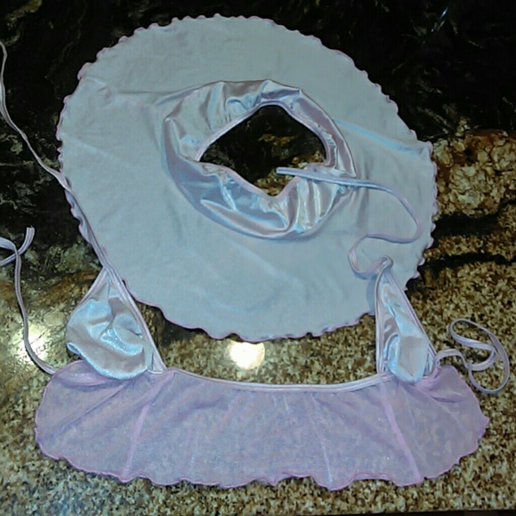 π²1β£5β£ π PINK 2PC STRIPPER SET SKIRT & TOP - Picture 3 of 4