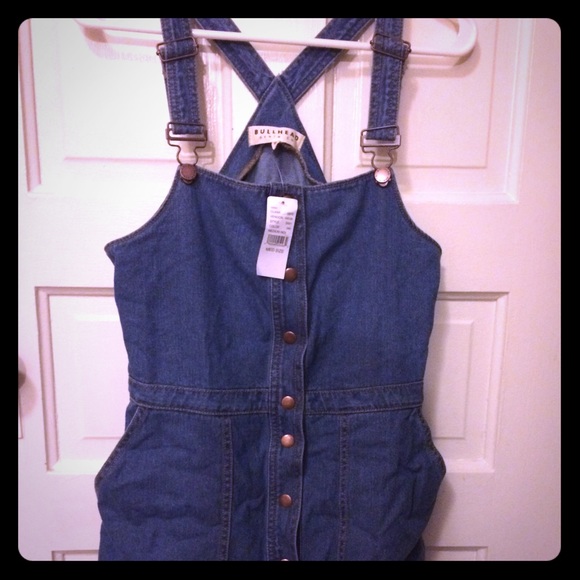 Chambray overall dress from Pac sun