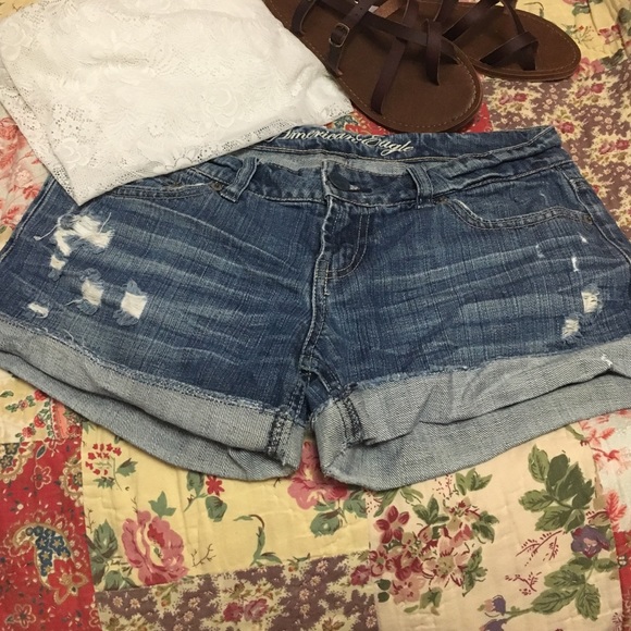 American Eagle Outfitters Denim Cutoff Shorts