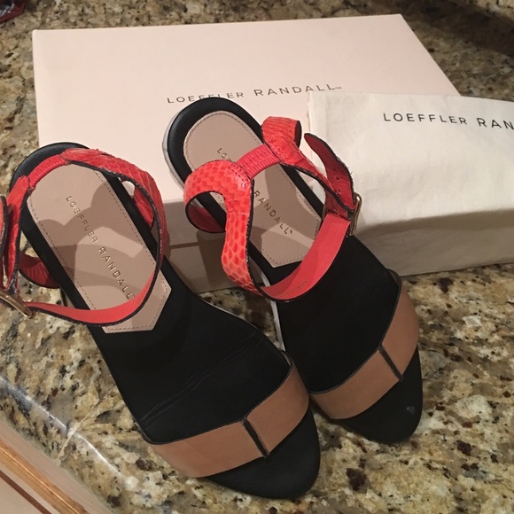 Loeffler Randall Shoes - Loeffler Randall Duo tone leather sandals