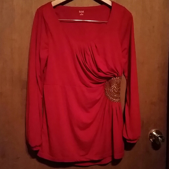 Festive blouse. Can be worn anywhere!