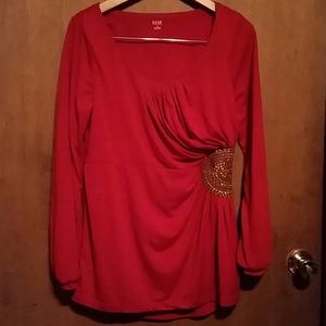 Festive blouse. Can be worn anywhere!