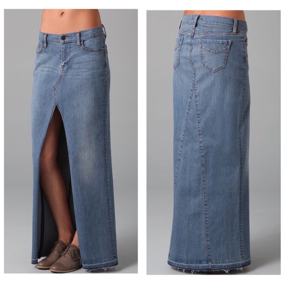 GENETIC DENIM 'Chloe' Maxi Skirt - Size 28 - $228