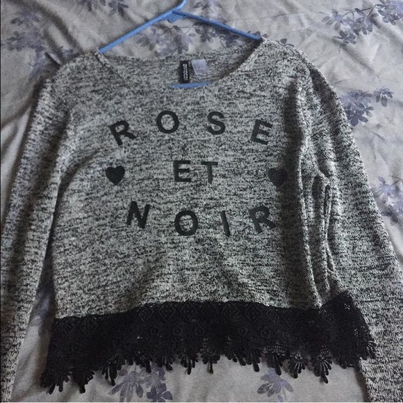 Lace Cropped Longsleeve