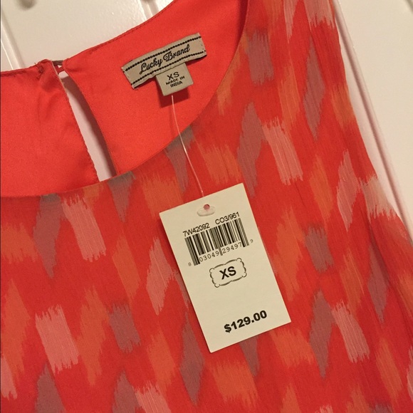 Lucky Brand Ikat Dress w/Pockets - Picture 3 of 4