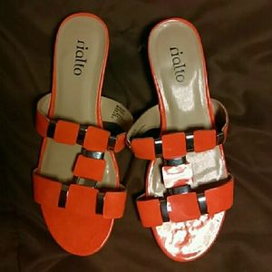 Rialto Dalia Low Wedge Sandals