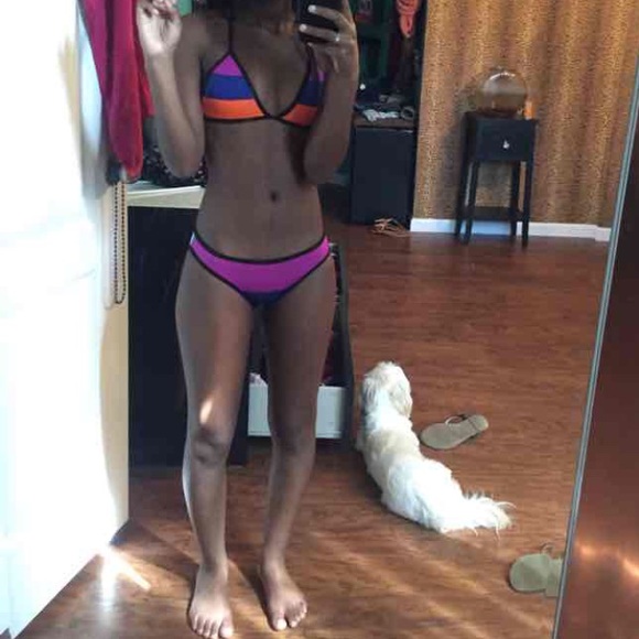 Multi-color neoprene bikini - Picture 2 of 2